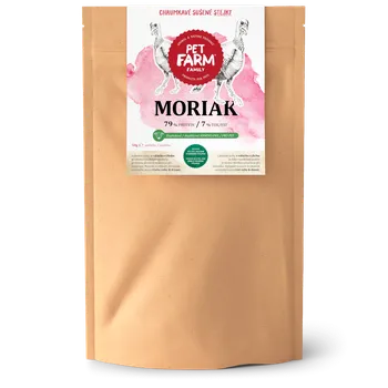 Pamlsek pro psa Pet Farm Family Moriak sušený stejk pro psy 50g