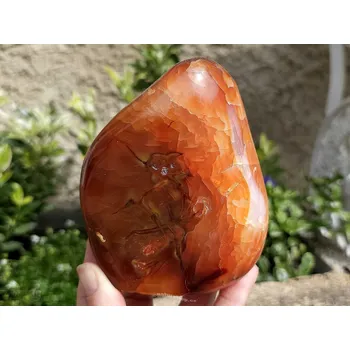 Přírodní kámen Karneol dekorační kámen z Madagaskaru 694g