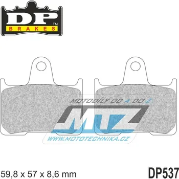 Brzdová destička BRZDOVÉ DESTIČKY SINTRD HD XL DP537