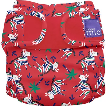 Plenkové kalhoty Bambino Mio Miosoft plenkové kalhotky Zebra Dazzle 9-15kg