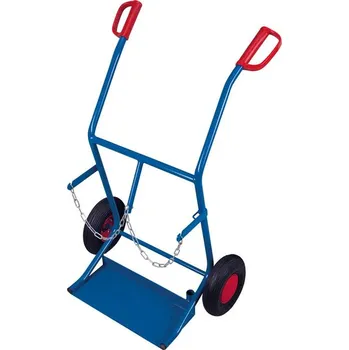 Rudl Vozík VARIOfit na plynové lahve, pro 2 láhve o pr. 210 mm, bantamová kola