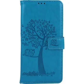Pouzdro na mobilní telefon Pouzdro Xiaomi Redmi Note 12S knížkové Tyrkysový strom sovičky (kryt neboli obal na Xiaomi Redmi Note 12S)