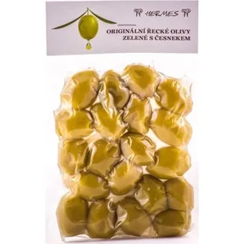 oliva Hermes Zelené olivy s česnekem 150g 150g