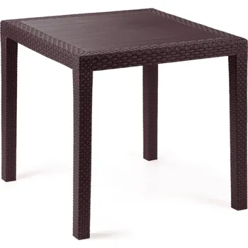 Zahradní stůl Mega Plast Ratan Lux zahradní stůl 73 x 75,5 x 75,5 cm