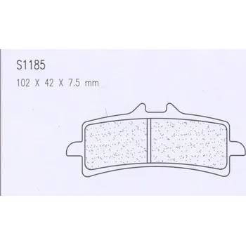 Brzdová destička Brzdové destičky CL BRAKES Street Sintered Metal - 1185XBK5 TRIUMPH Speed Triple 1050 2012-2020