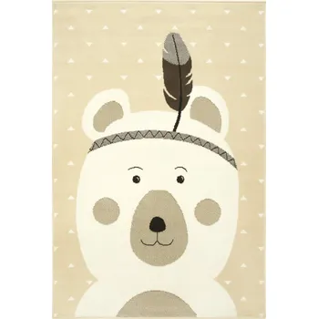 Koberec Balta Dětský kusový koberec LUNA KIDS 534222/97955 Medvídek krémový Rozměr: 120x170 cm