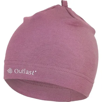 Kojenecká čepice Little Angel Čepice smyk natahovací Outlast ®, fialová - vel. 1 36-38 cm
