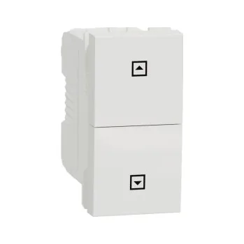 vypínač Schneider Electric Nová Unica žaluziové tlačítko bílá NU310718SC 1modul