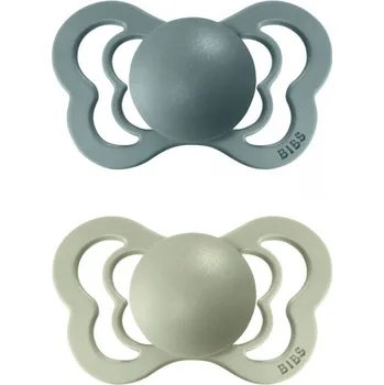 dudlíky Bibs Dudlíky COUTURE Island Sea/Sage velikost 1, přír.kaučuk 2ks