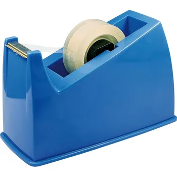 Lepicí páska d.rect - odvíječ lepicí pásky 24 mm x 33 m, stolní, modrý
