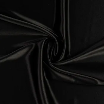 Svatební satén v černé barvě 209889.5001