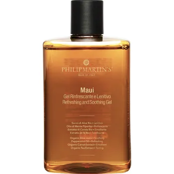 Přípravek po opalování BIO Osvěžující a zklidňující krémový gel s aloe vera a mátou MAUI