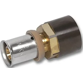 rozdělovač topení Sanha 3FIT-PRESS 25270G přechodka 20x3/4", s koncem na vnější lisování a s vnitřním závitem, topení, bronz