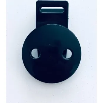 Klip na dudlík plastový černý