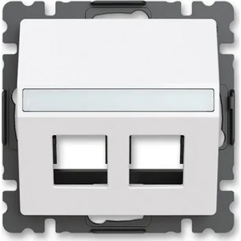 vypínač ABB Zoni kryt datové zásuvky bílá 5014T-A00418 500 (2CHT290418A4500)