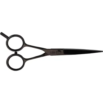 Kadeřnické nůžky Kadeřnické nůžky pro leváky Mila Professional 5,5" - černé (0109741) + dárek zdarma