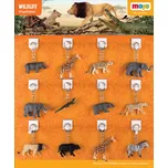 Mojo Displej 36 ks přívěsků na klíče - Zvířátka ze zoo