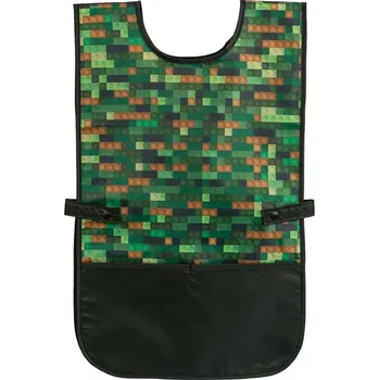 Dětská zástěra Zástěrka na výtvarnou výchovu pončo Cubes