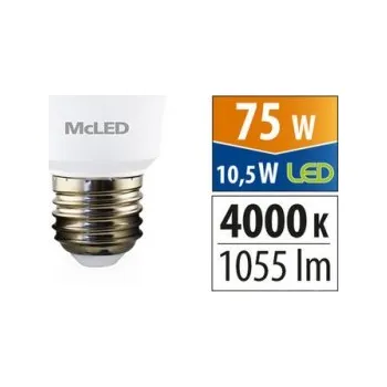 Žárovka LED žárovka E27 McLED 10,5W (75W) neutrální bílá (4000K) ML-321.099.87.0