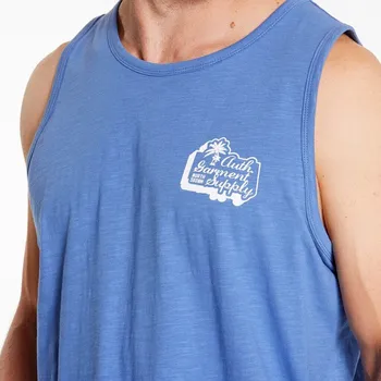 Pánské tričko Pánské tílko 41327/0545 modrošedé s potiskem NORTH 56°4 4XL - 8XL NORTH 56°4 - 4XL