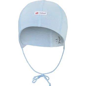Kojenecká čepice Little Angel Čepice tenká zavazovací plochý šev Outlast® - sv.modrá, vel. 1 36-38 cm