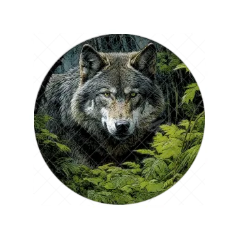 Jedlá dekorace na dort VLK, VARIANTA Jedlý papír 1817