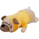 Plyšový polštář - Mops (70 cm) Barva: Žlutá