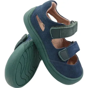 Chlapecké sandály Dětské letní barefoot boty Protetika TERY denim - vel. 19