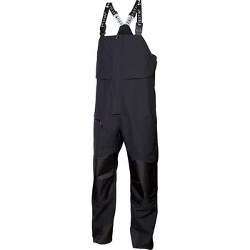 Rybářské oblečení Kalhoty s Laclem Westin W6 Rain Bibs Steel Black Velikost XL