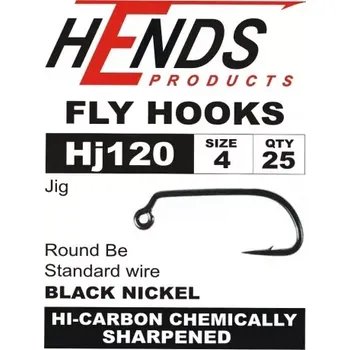 Rybářský háček HENDS Muškařské háčky HJ 120 - vel. 06