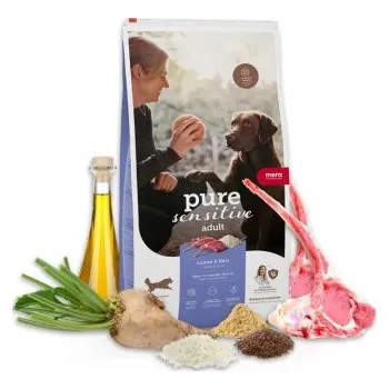 Krmivo pro psa Mera Pure Sensitive jehněčí a rýže Balení 1 kg