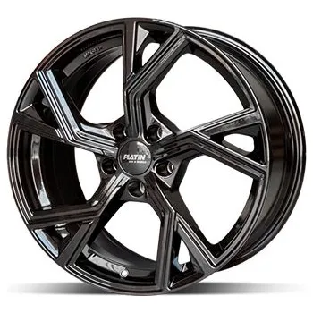 Disk alu-kola PLATIN P100 FullBlack 8x18, 5x112 ET40, černý-lesklý