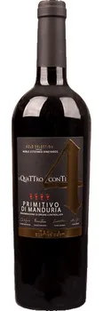 Víno iQuattroConti Primitivo di Manduria Gold 0,75 l