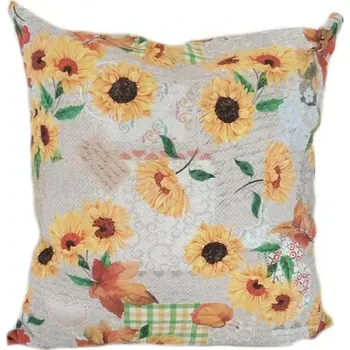 Dekorativní polštářek Dekorační polštář Slunečnice 2, 45 x 45 cm | RTex