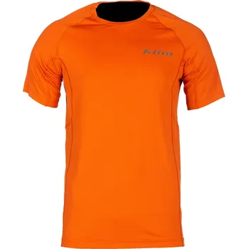 Moto bunda Triko s krátkým rukávem KLIM Aggressor Cool -1.0 (2023) | chladivé Oranžová S