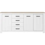 Komoda DON, bílá/dub bianco, 5 let záruka + vyzvednutí ZDARMA