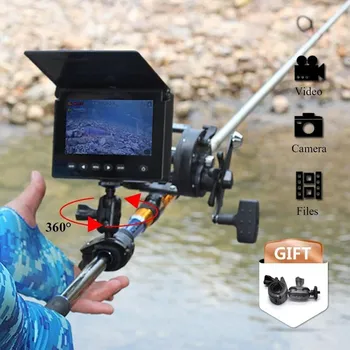 PŘENOSNÁ RYBÁŘSKÁ KAMERA Lucky (Lucky podvodní rybářská kamera s 4,3'' monitorem, infračervená LED, 20m kabel | Přenosný vyhledávač ryb pro kajak, loď, mořský rybolov)