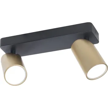 Mantra 8489 Sal, spotové svítidlo 2xGU10, černá/zlatá, délka 25cm