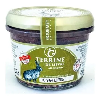 Zaječí terina s cognacem ve skle 180g Gourmet Partners