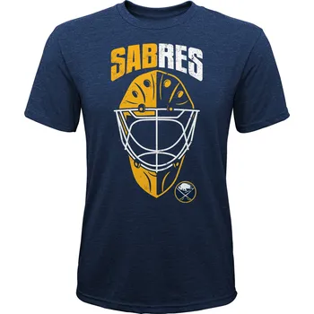 Chlapecké tričko Dětské tričko Buffalo Sabres NHL Torwart Mask Velikost: L