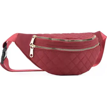 Ledvinka Dámská jednoduchá ledvinka 8158 Barvy: Červená