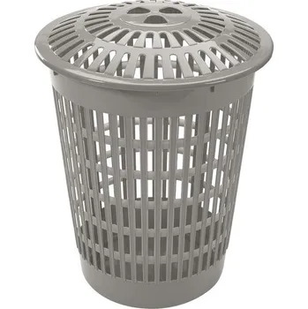 Koš na prádlo Heidrun kulatý 60 l modrá