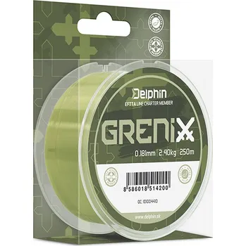 Delphin GRENIX / zelená|0,181mm 2,40kg 250m