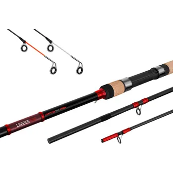 Rybářský prut Delphin LEEDER Feeder + 2 špičky|330cm/100g/3 díly