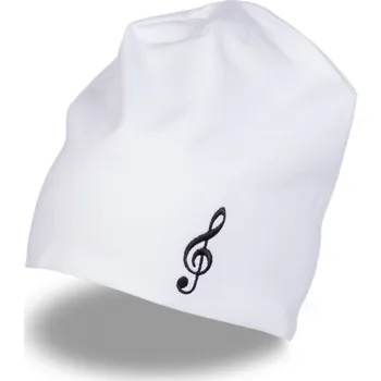 Čepice Čepice HOUSLOVÝ KLÍČ - bílá