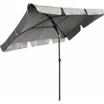 Zahradní slunečník FLOKS 200x125 cm světle šedý