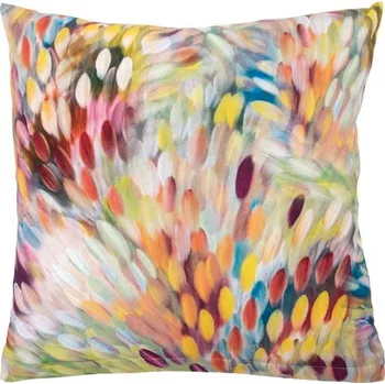 Polštář SCANquilt povlak JERSEY tulips pestrá 40 x 40 cm