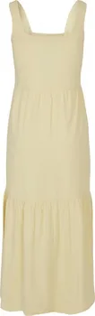 Dámské šaty Urban Classics Ladies 7/8 Length Valance Summer Dress Softyellow