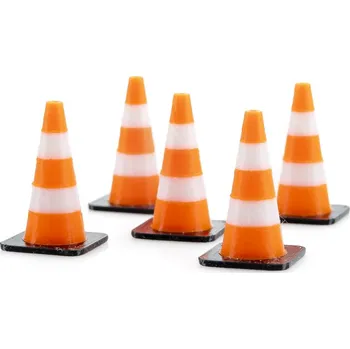 Plastikový model Modelsnavigator Dopravní kužel sada 5ks pro měřítko 1:24