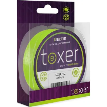 Delphin TOXER / fluo zelená|0,16mm 7,7kg 150m